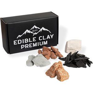 HITT Edible Clay Chunks Set – 5 Sorts of Clay for Eating 8.8 oz (250 gr)